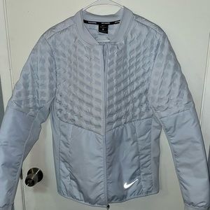 Nike Light Gray Quilted Jacket